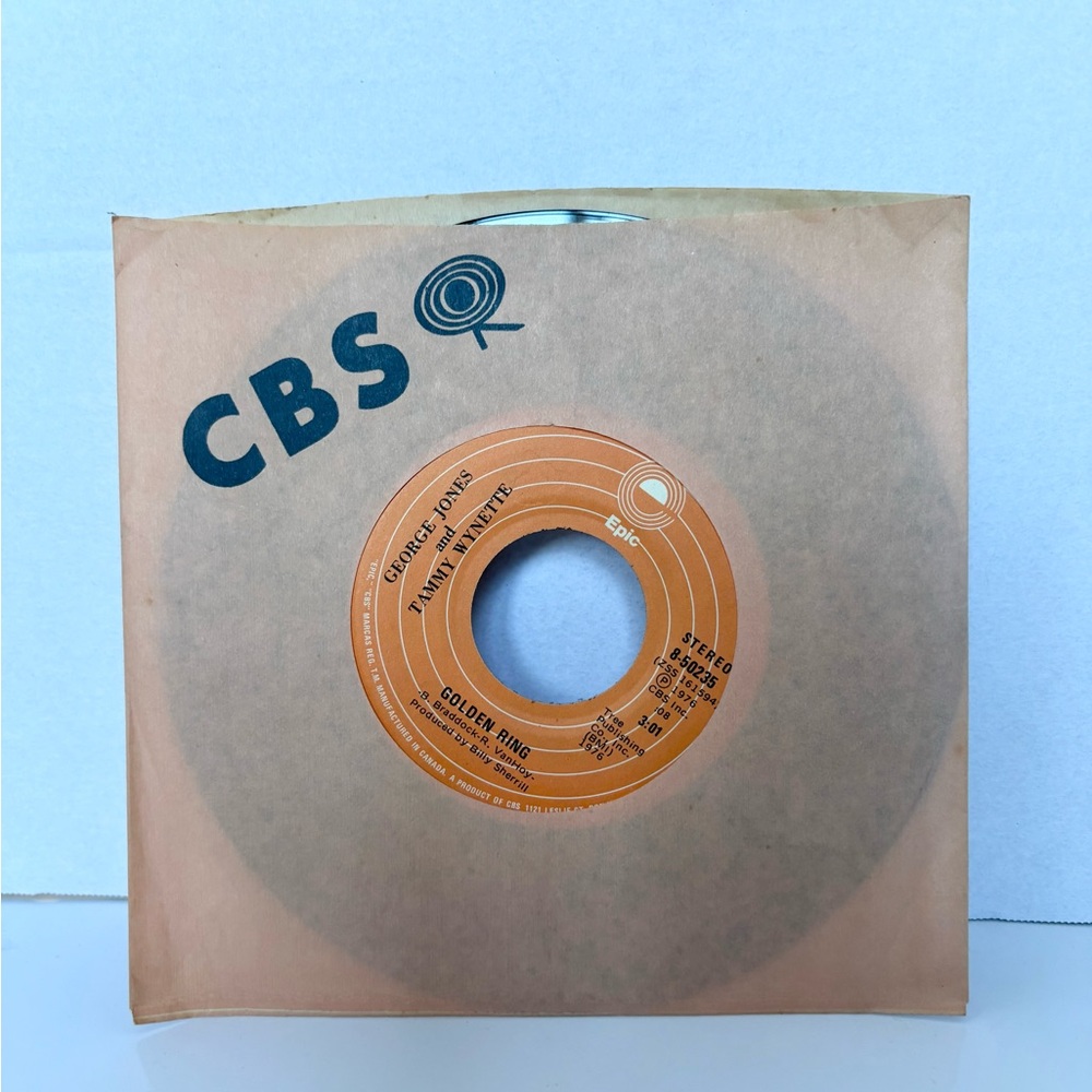 George Jones & Tammy Wynette – “Golden Ring” / “We’re Putting It Back Together”